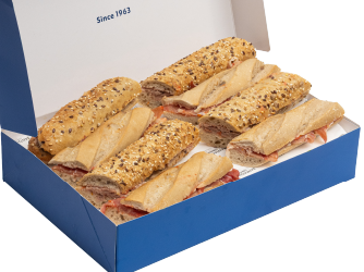 Caja de flautines rellenos