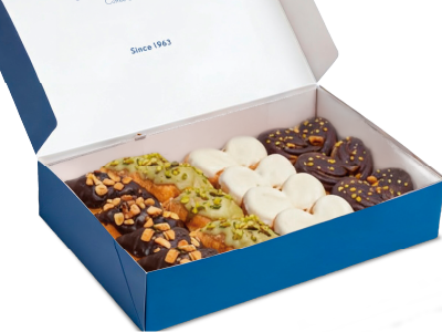Caja con Glorias dulces y Santas